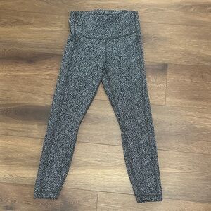 Athleta Gray High-Waisted Leggings XS